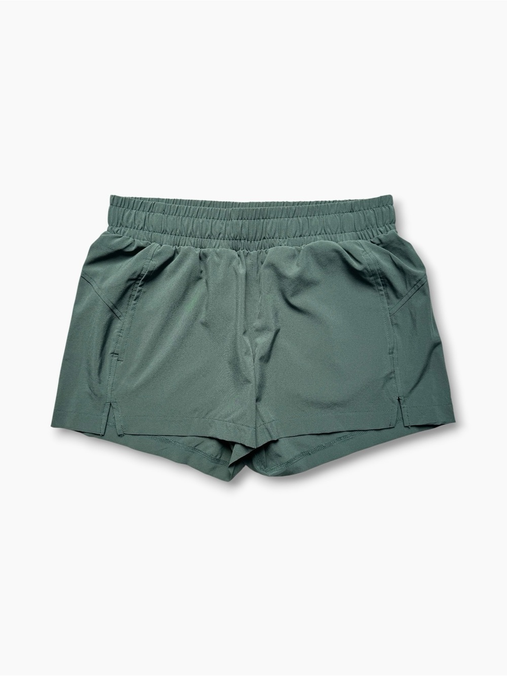 Z BY ZELLA Interval High Waist‎ Flowy Shorts S Green Athletic Pockets
